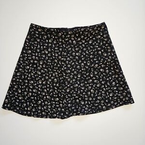 H&M Divided Skater Skirt Size 0 Floral 90's Vibes
